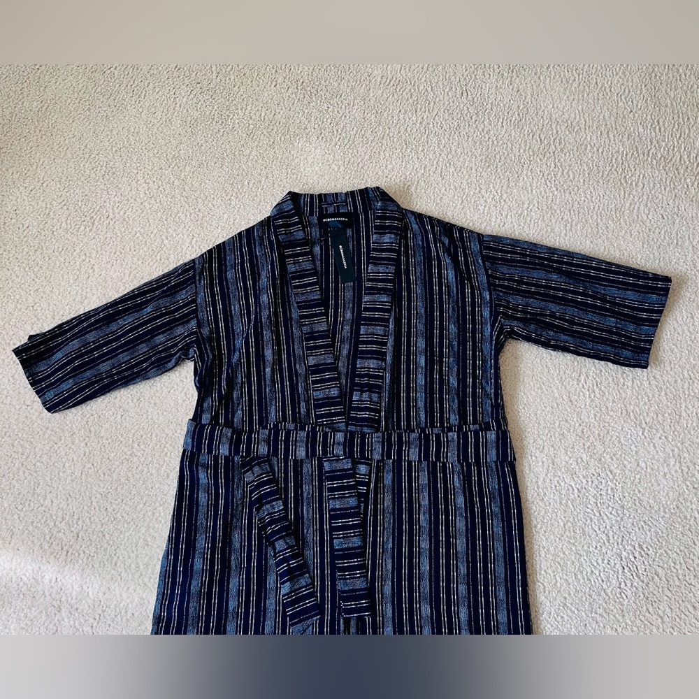 Striped Blue Women's Jacket